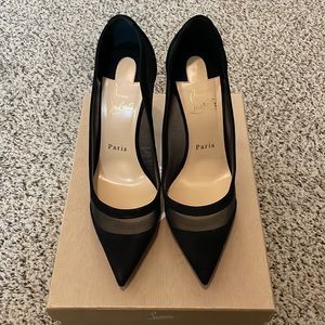 Christian Louboutin Black Galativi 100mm Pump
